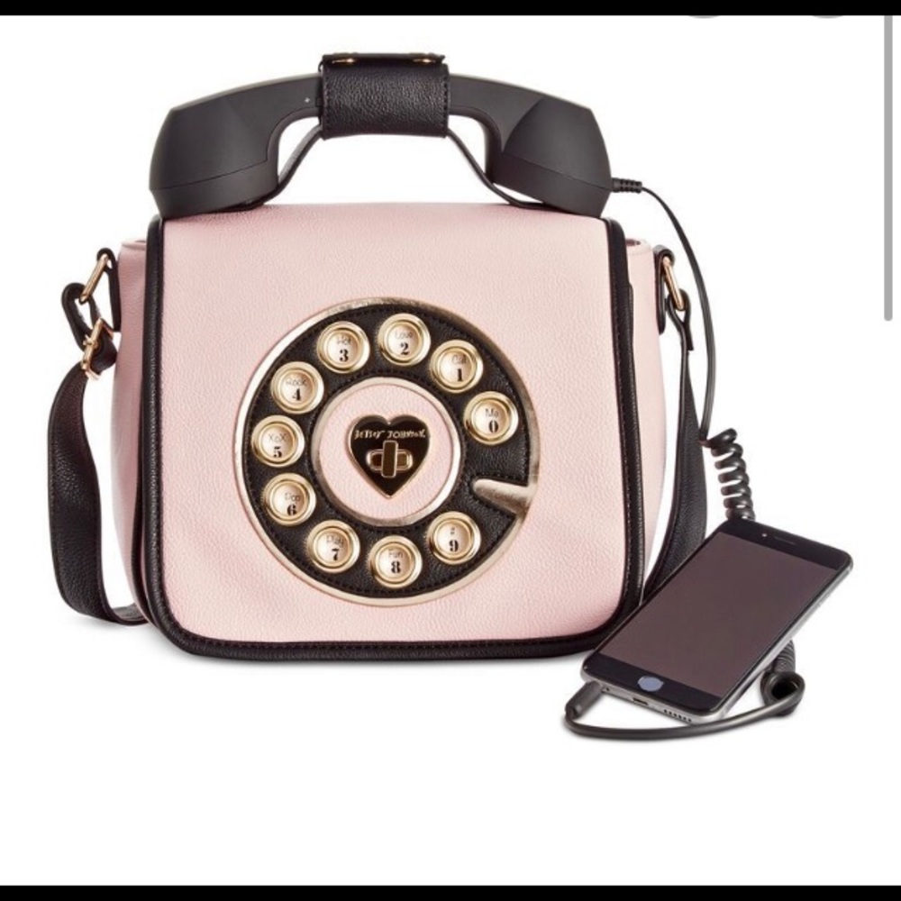 Betsy Johnson phone cross body purse!
